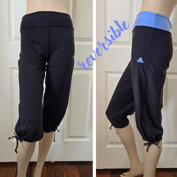 Adidas Climate Reversible Capri Pants SZ S - Picture 1 of 15